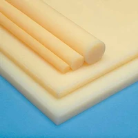 Plastik HDPE cast nylon Kuning Gading 