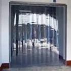 Tirai PVC / Plastik Curtain Blue Clear Pintu Gudang 1