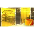 PVC Tirai Curtain Kuning Lentur 1