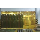 Tirai PVC / Plastik Curtain Kuning Clear  1