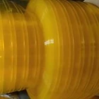 Tirai PVC / Plastik Bertulang Orange 1