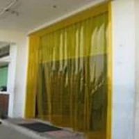 Plastik PVC Tirai Curtain Yellow
