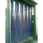 PVC Tirai Curtain Blue Clear Eceran 1