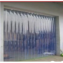 Tirai PVC Strip Blue Clear Untuk Gudang