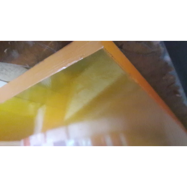 Engineering Plastics PU Lembaran Kuning Tebal 25mm